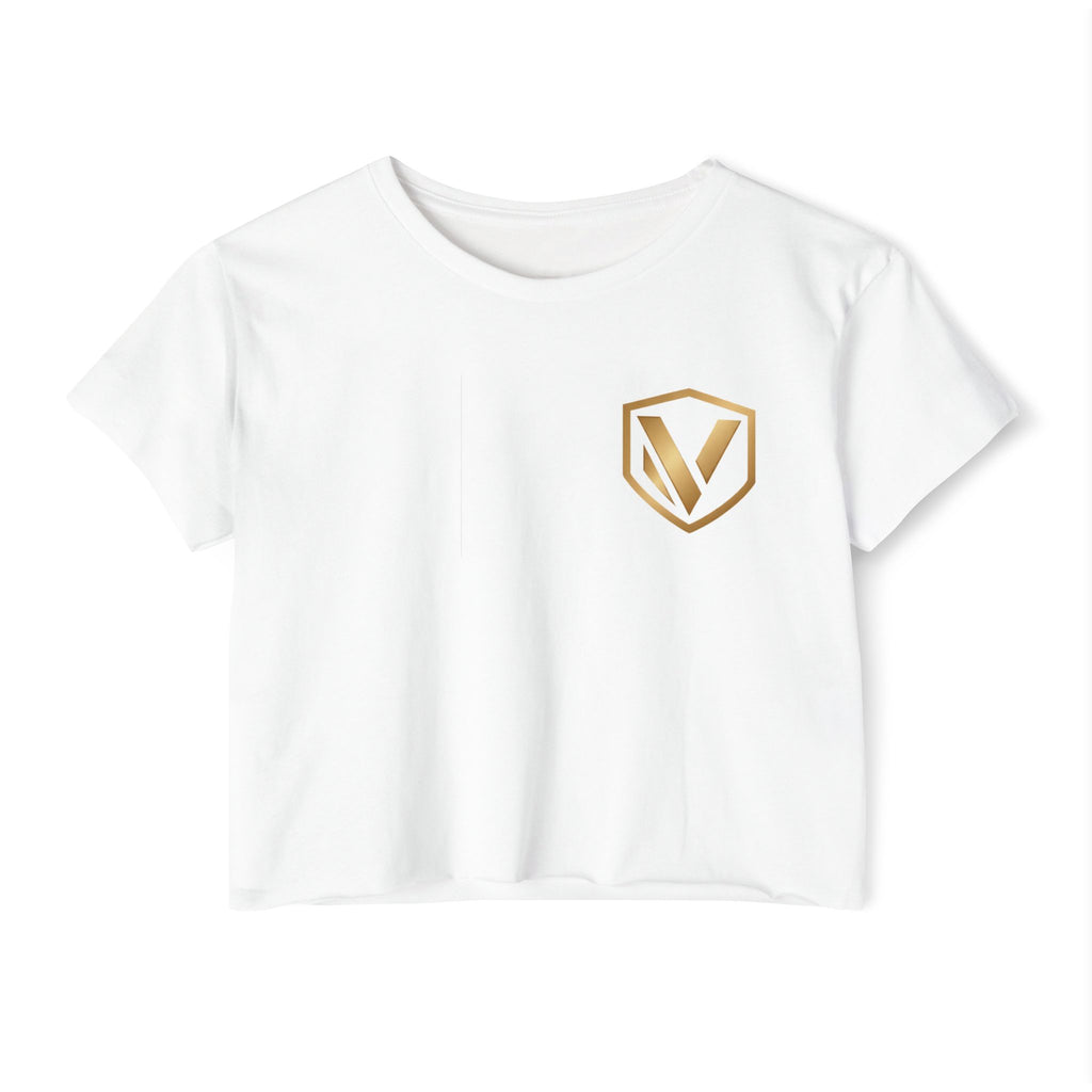 Festival Crop Top — Prevalent Vitals Gold Logo