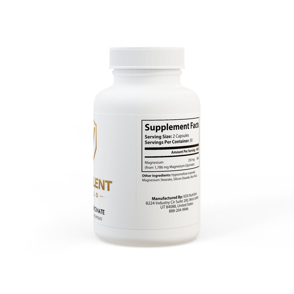 Magnesium Glycinate Supplement (60 Capsules)