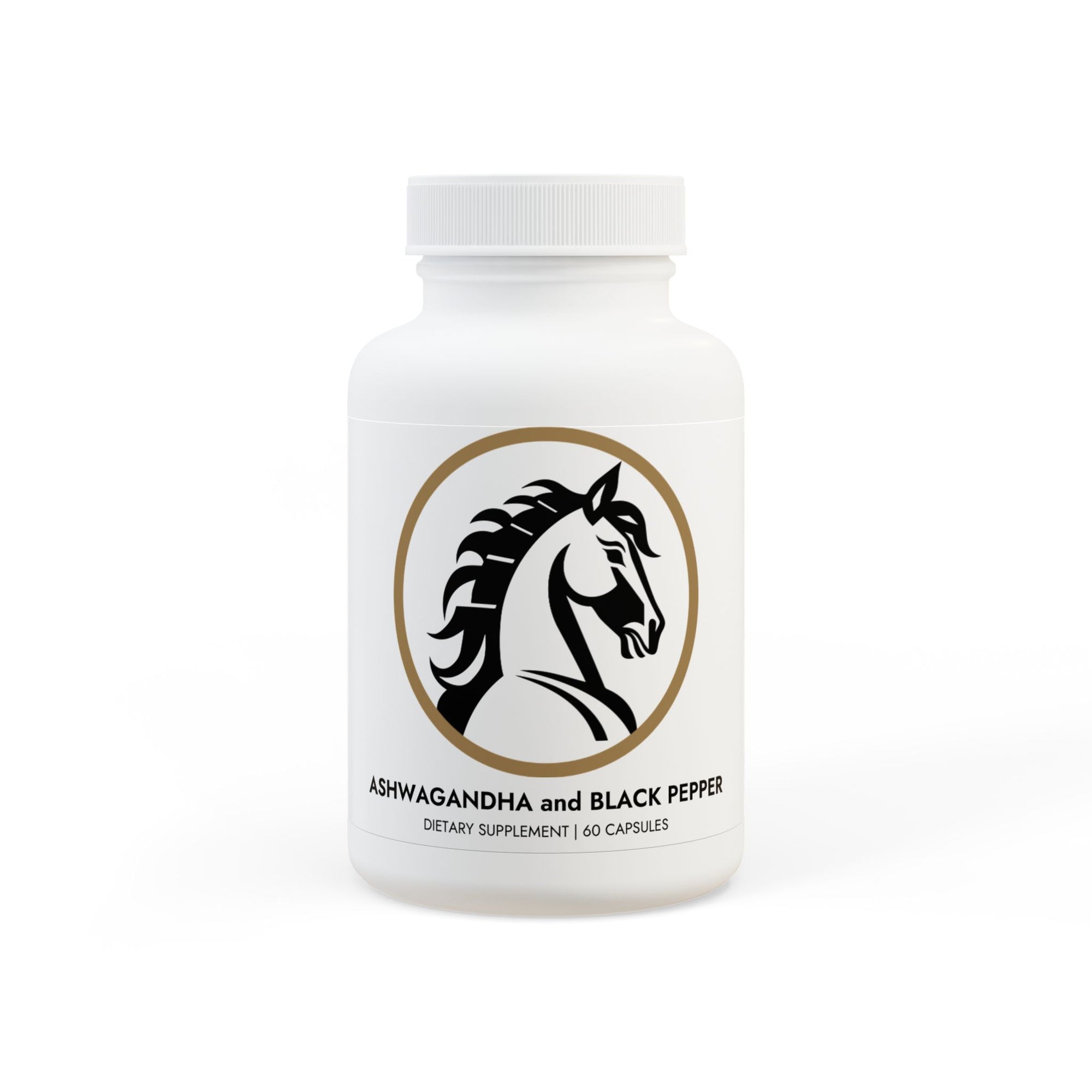 Ashwagandha and Black Pepper Supplement (60 capsules)