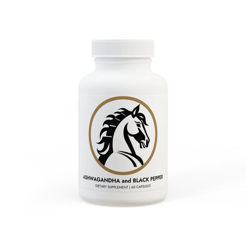 Ashwagandha and Black Pepper Supplement (60 capsules)